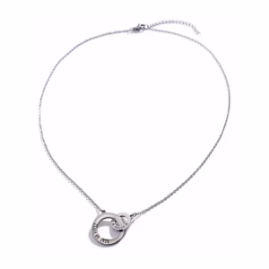 SILVER CIRCLES NECKLACE
